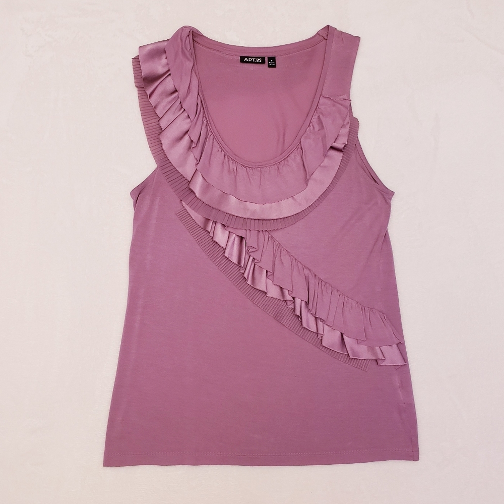 APT 9 Ruffle Tank - Picture 2 of 8